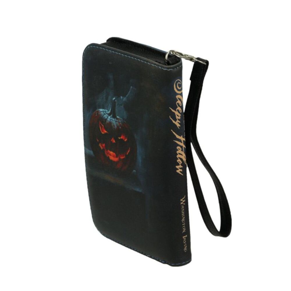 Black The Legend of Sleepy Hollow Wallet - Spooky Gothic ID and Coin Holder - Picture 3 of 7